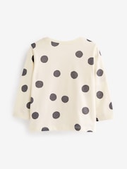 Black/White Panda Long Sleeve Bag T-Shirt (3mths-7yrs) - Image 6 of 6