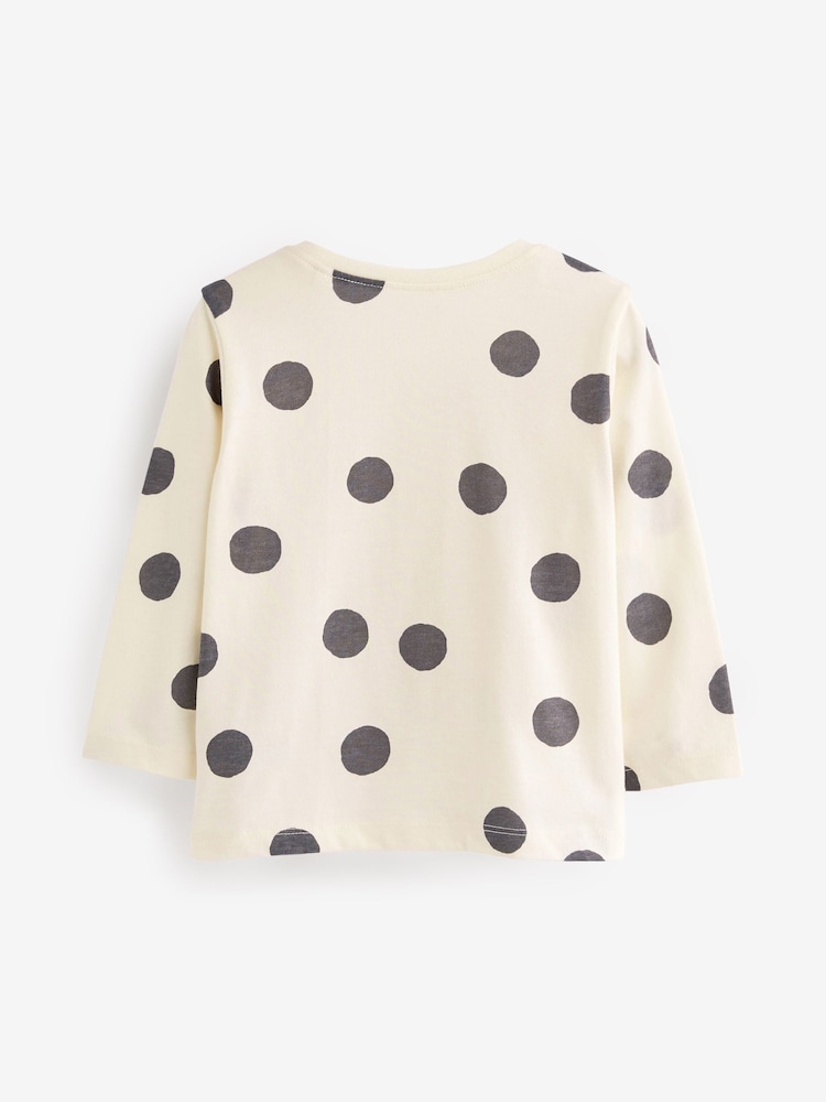 Black/White Panda Long Sleeve Bag T-Shirt (3mths-7yrs) - Image 6 of 6 Black/White Panda Long Sleeve Bag T-Shirt (3mths-7yrs) - Image 6 of 6