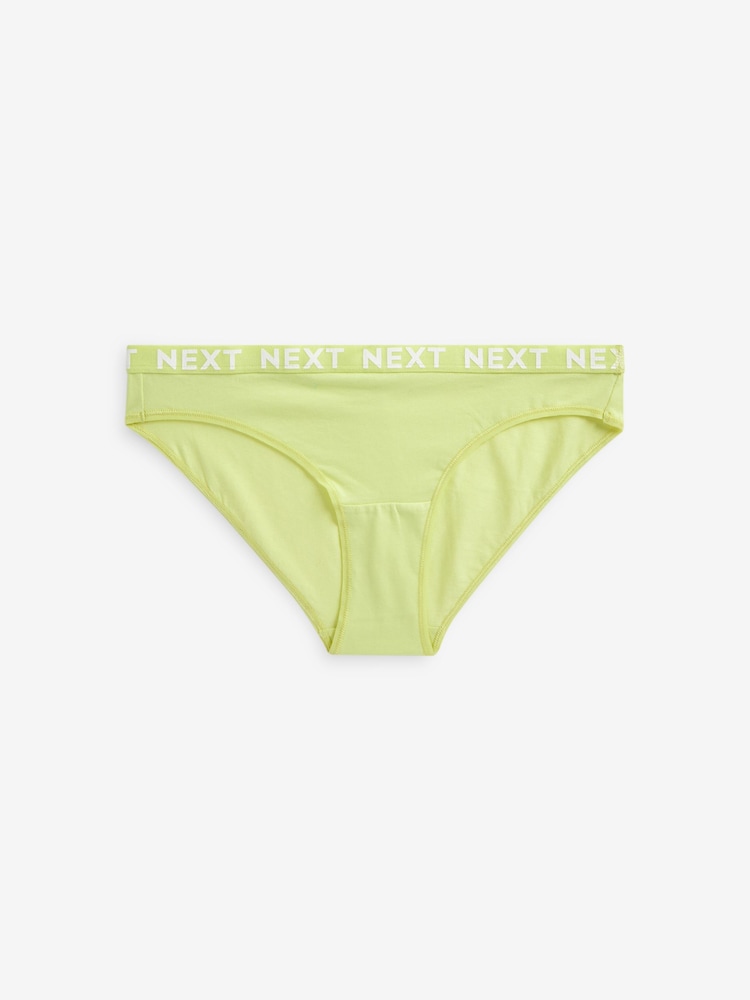 Biały/niebieski/różowy/zielony - Logo Knickers 4 Pack - Image 6 of 8