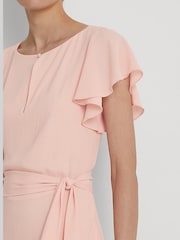 Lauren Ralph Lauren Pink Thandia Midi Dress - Image 4 of 6