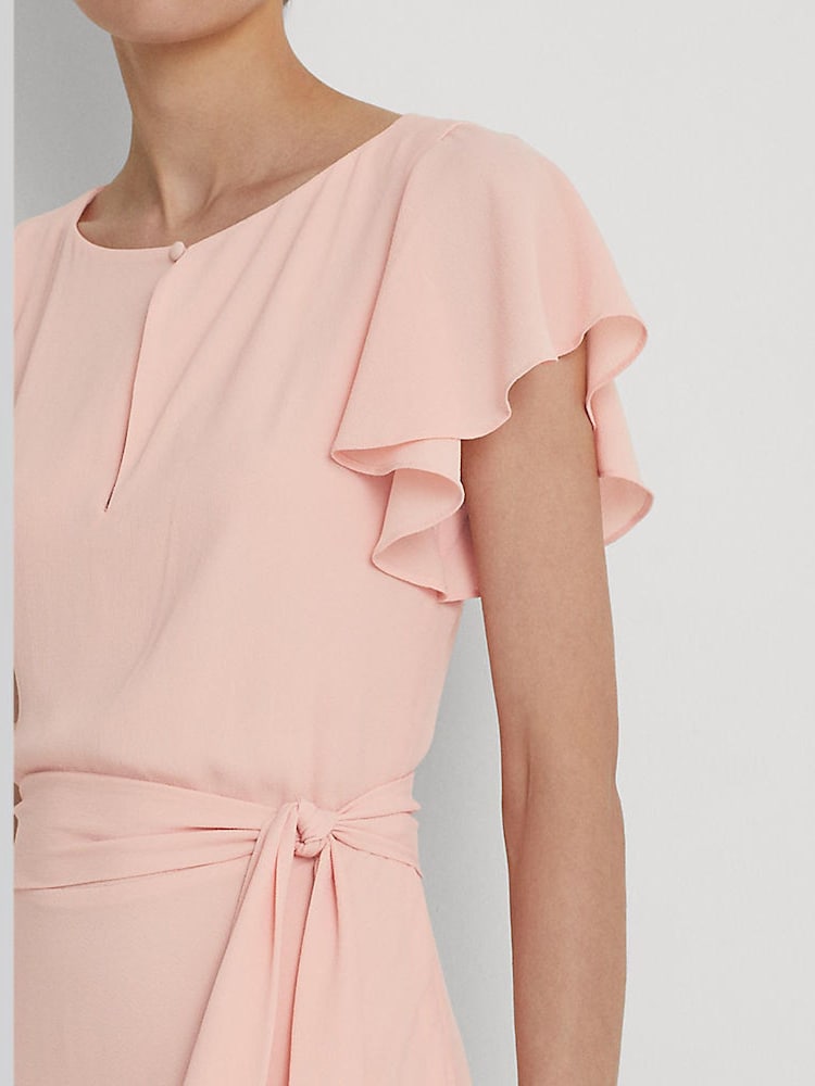 Lauren Ralph Lauren Pink Thandia Midi Dress - Image 4 of 6