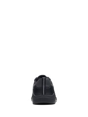 Clarks Black Multi Fit Leather Daze Loop Shoes - Image 5 of 6