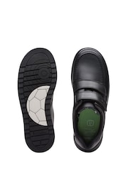 Clarks Black Multi Fit Leather Goal Style Shoes - Image 7 of 7
