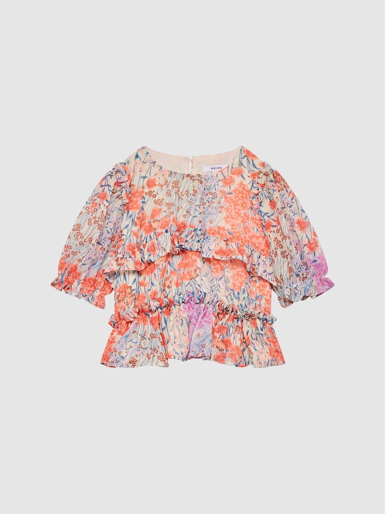 Blusa con estampado floral Hester de Reiss - Imagen 2 de 6