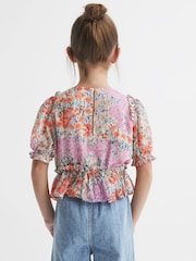 Blusa con estampado floral Hester de Reiss - Imagen 5 de 6