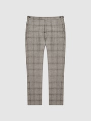 Pantalon Reiss Alfredo coupe slim à carreaux Prince de Galles - Image 2 de 6