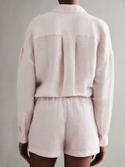 Reiss Cleo Leinenshorts mit Kordelzug - Bild 4 von 5