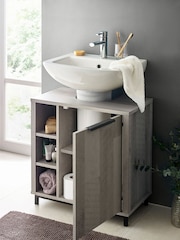 Grey Bronx Free Standing Under Sink Storage Unit - Image 1 of 8