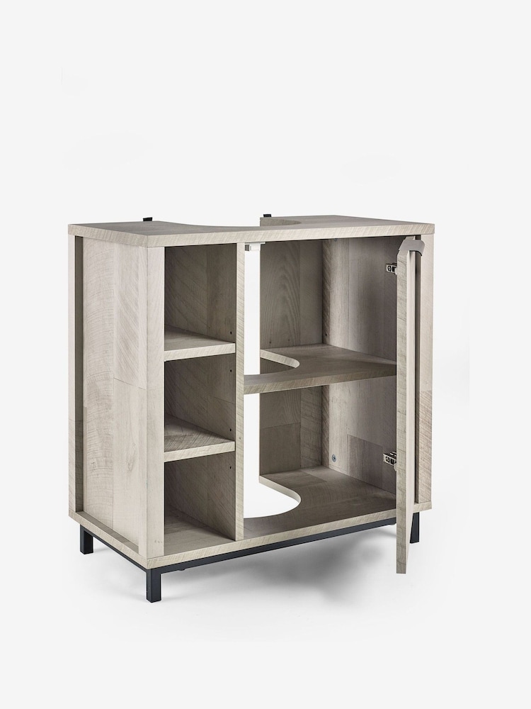 Grey Bronx Free Standing Under Sink Storage Unit - Image 7 of 7