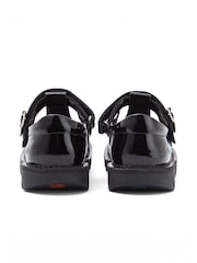 Kickers Black Junior Patent Leather School Shoes - Image 6 of 8