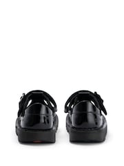 Kickers Black Patent Infant Leather T-Bar School Shoes - Image 6 of 7