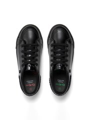 Kickers Junior Tovni Lo Bloom Patent Leather Black Shoes - Image 4 of 10