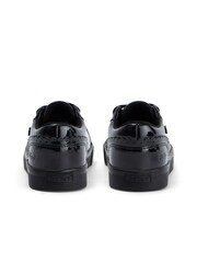 Kickers Junior Tovni Lo Bloom Patent Leather Black Shoes - Image 6 of 10