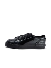 Kickers Junior Tovni Lo Bloom Patent Leather Black Shoes - Image 8 of 10