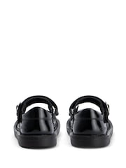 Kickers Black Infant Adlar MJ Bloom Patent Leather School Shoes - Image 5 of 6