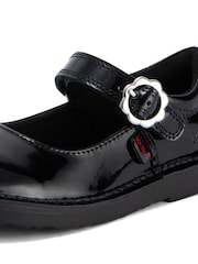 Kickers Black Infant Adlar MJ Bloom Patent Leather School Shoes - Image 6 of 6