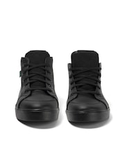 Kickers Black Youth Tovni Hi Double Tongue Leather Trainers - Image 4 of 7