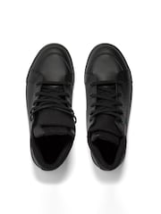 Kickers Black Youth Tovni Hi Double Tongue Leather Trainers - Image 6 of 7