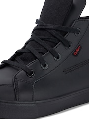 Kickers Black Youth Tovni Hi Double Tongue Leather Trainers - Image 7 of 7