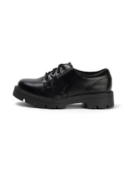 Kickers Black Womens Kori Leather Lace Shoes - Image 2 of 8