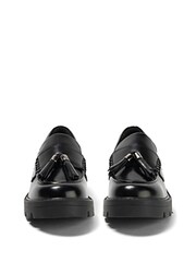Kickers Black Youth Kori Tassle Leather Shoes - Image 5 of 7