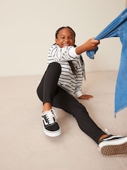 Black Long Length Stretch Jeggings (3-16yrs) - Image 3 of 7