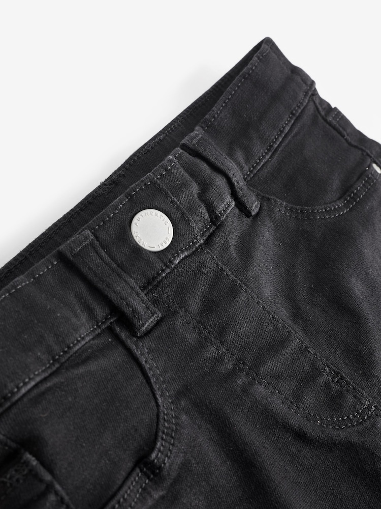 Black Long Length Stretch Jeggings (3-16yrs) - Image 7 of 7
