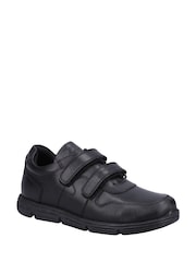 Hush Puppies Junior Lucas Black School Shoes - Image 2 of 4