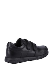 Hush Puppies Junior Lucas Black School Shoes - Image 3 of 4