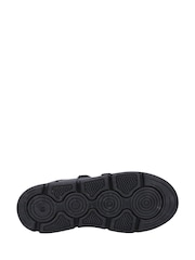 Hush Puppies Junior Lucas Black School Shoes - Image 4 of 4
