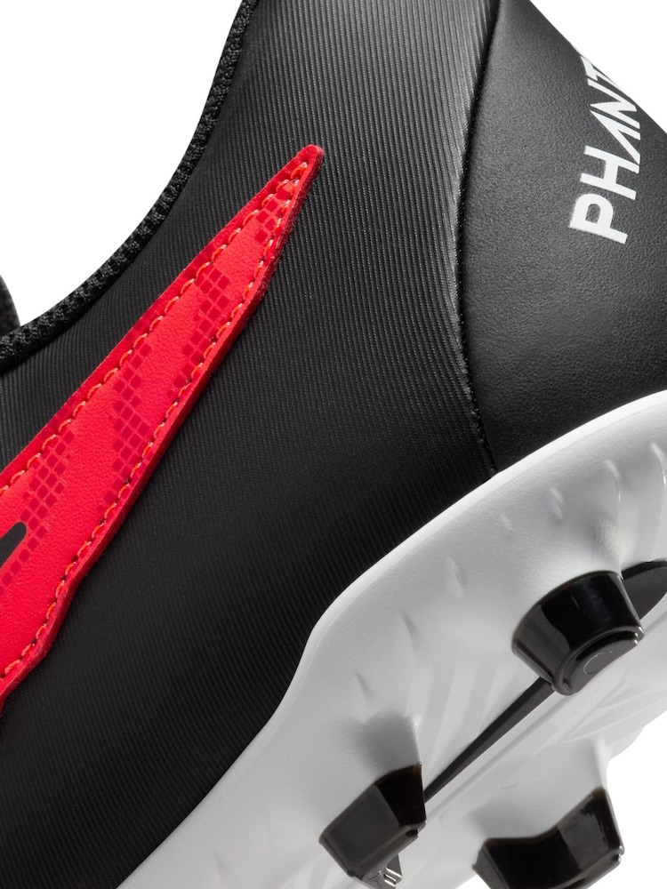 Nike Red Phantom Club Firm Ground Football Boots - Image 11 of 11