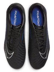 Nike Black Phantom Academy Firm Ground Football Boots - Image 6 of 10