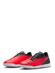 Nike Red Phantom Club Turf Football Boots - Image 3 of 8