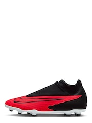 Nike Red Phantom Club Dynamic Firm Ground Football Boots - Image 2 of 11