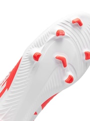 Nike Red Mercurial Superfly 9 Club Cream Ground Football Boots - Image 10 of 11