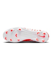 Nike Red Mercurial Superfly 9 Club Cream Ground Football Boots - Image 6 of 11