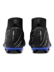 Nike Black Mercurial Superfly 9 Club Cream Ground Football Boots - Image 8 of 11