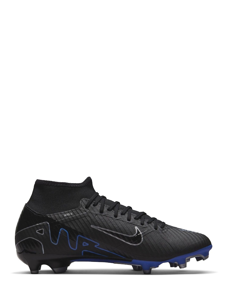 Czarny - Nike Adults Zoom Mercurial Superfly 9 Multi Ground Football Boots - Image 4 of 12