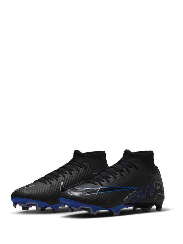 Czarny - Nike Adults Zoom Mercurial Superfly 9 Multi Ground Football Boots - Image 6 of 12