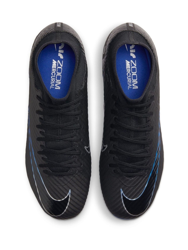 Czarny - Nike Adults Zoom Mercurial Superfly 9 Multi Ground Football Boots - Image 7 of 12