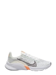 Nike White SuperRep Go 3 Flyknit Training Trainers - Image 1 of 4
