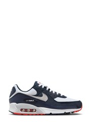 Nike Blue Air Max 90 Trainers - Image 1 of 9