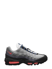 Nike Black/Red Air Max 95 Trainers - Image 1 of 3