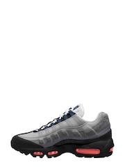 Nike Black/Red Air Max 95 Trainers - Image 2 of 3