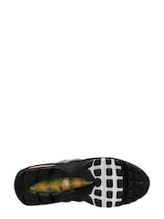 Nike Black/Red Air Max 95 Trainers - Image 3 of 3