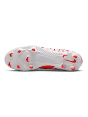 Nike Red Mercurial Vapor 15 Club Firm Ground Football Boots - Image 6 of 11