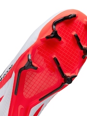 Nike Red/White Zoom Mercurial Vapor 15 Academy Firm Ground Football Boots - Image 10 of 11