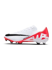 Nike Red/White Zoom Mercurial Vapor 15 Academy Firm Ground Football Boots - Image 2 of 11