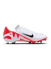 Nike Red/White Zoom Mercurial Vapor 15 Academy Firm Ground Football Boots - Image 3 of 11