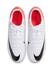 Nike Red/White Zoom Mercurial Vapor 15 Academy Firm Ground Football Boots - Image 7 of 11